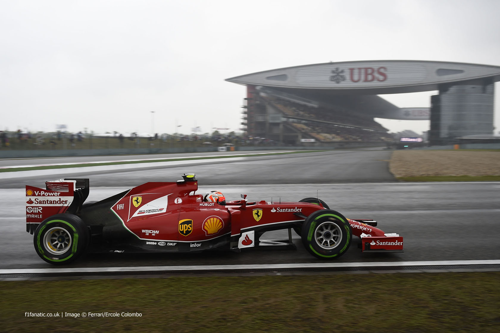 Kimi Raikkonen, Ferrari, Shanghai International Circuit, 2014
