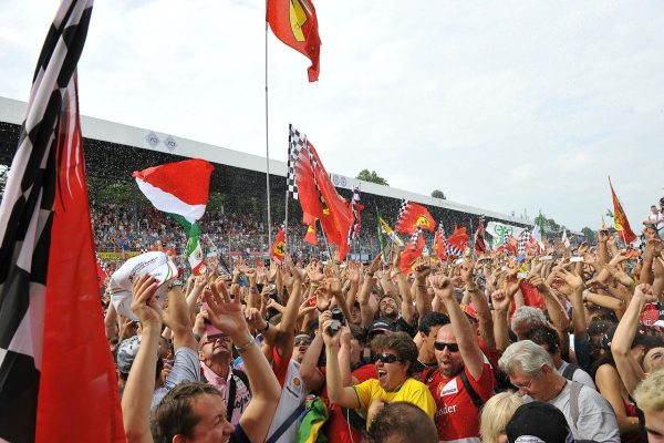 Ferrari fans at Monza