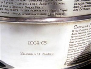 hockey lockout 2005 Stanley cup